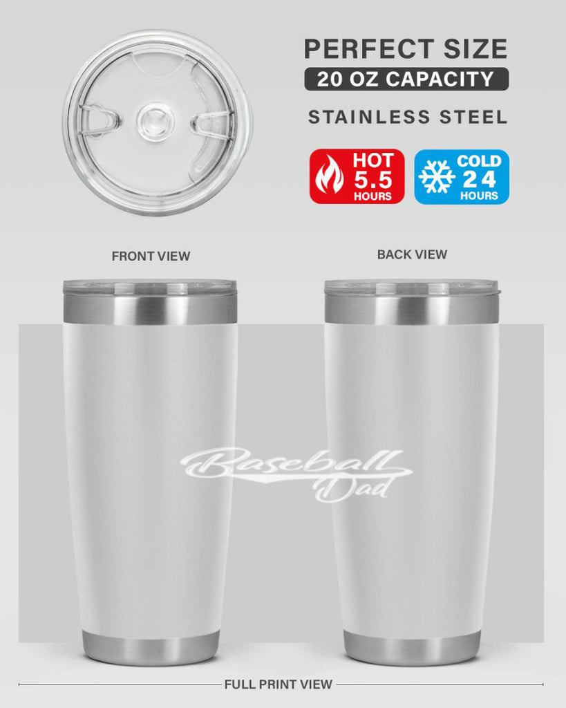 baseball dadk 49#- dad- Tumbler