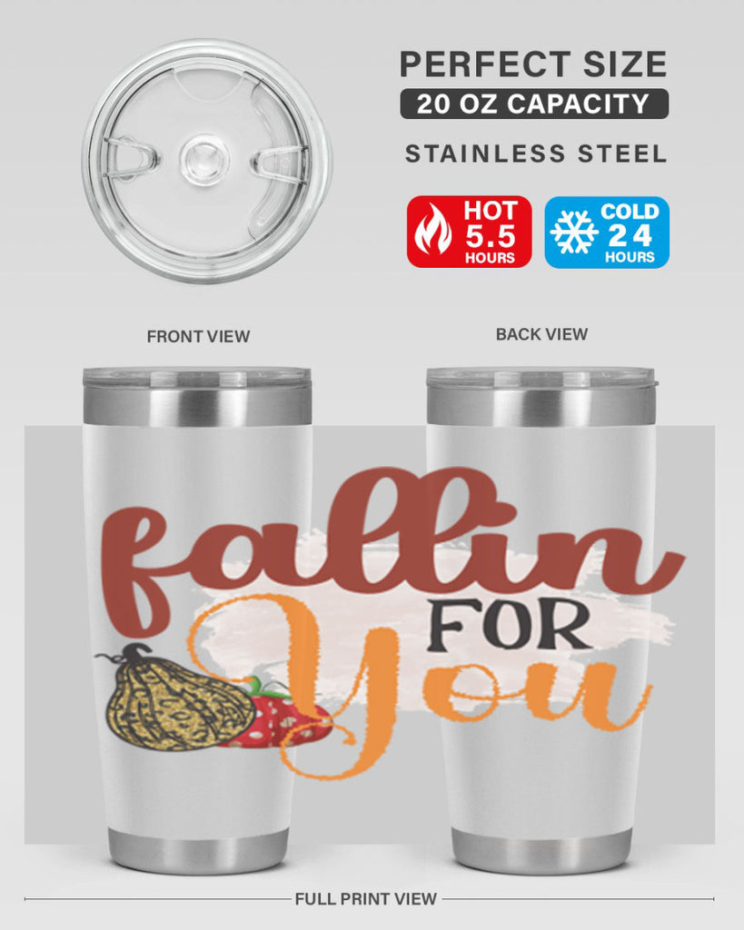 fallin for you 167#- fall- Tumbler