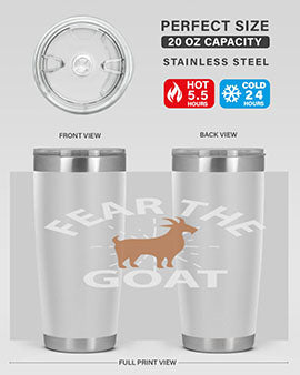 fear the goat Style 4#- goat- Tumbler