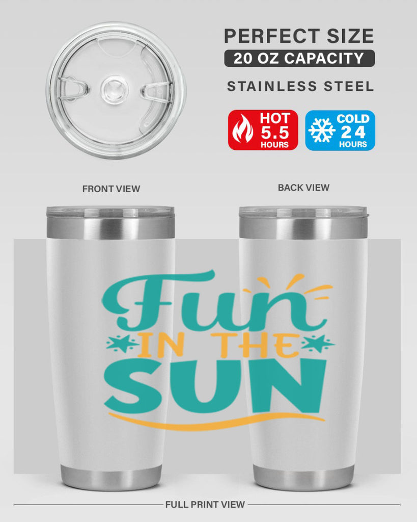 fun in the sun Style 103#- summer- Tumbler