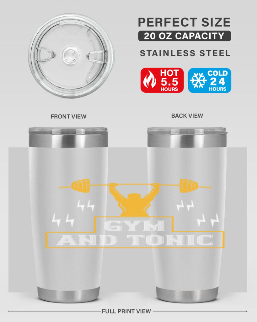 gym and tonic 100#- gym- Tumbler