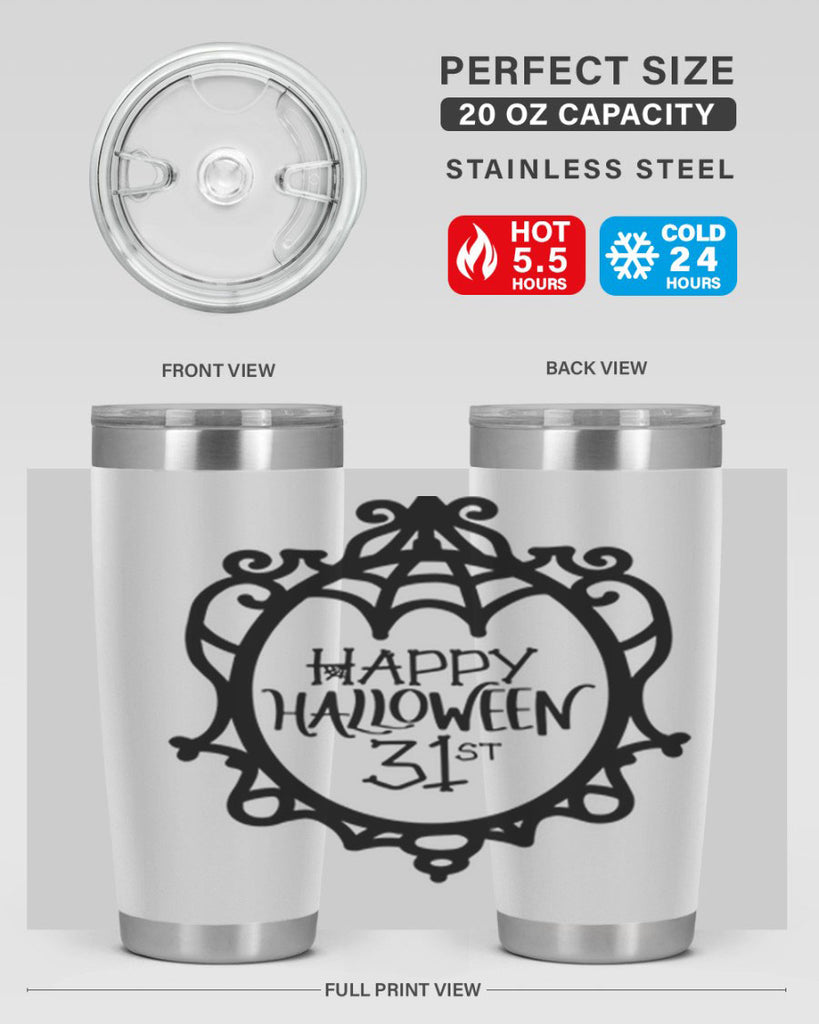 happy halloween st 64#- halloween- Tumbler