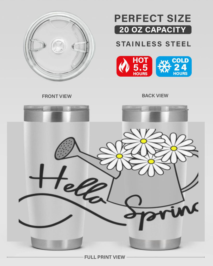 hello spring watering can208#- spring- Tumbler