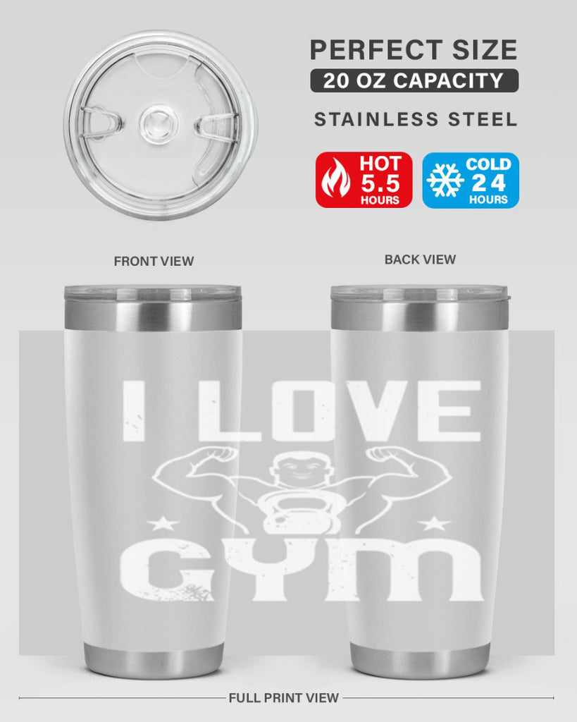 i love gym 88#- gym- Tumbler