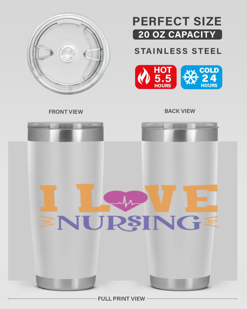 i love nursing Style Style 173#- nurse- tumbler