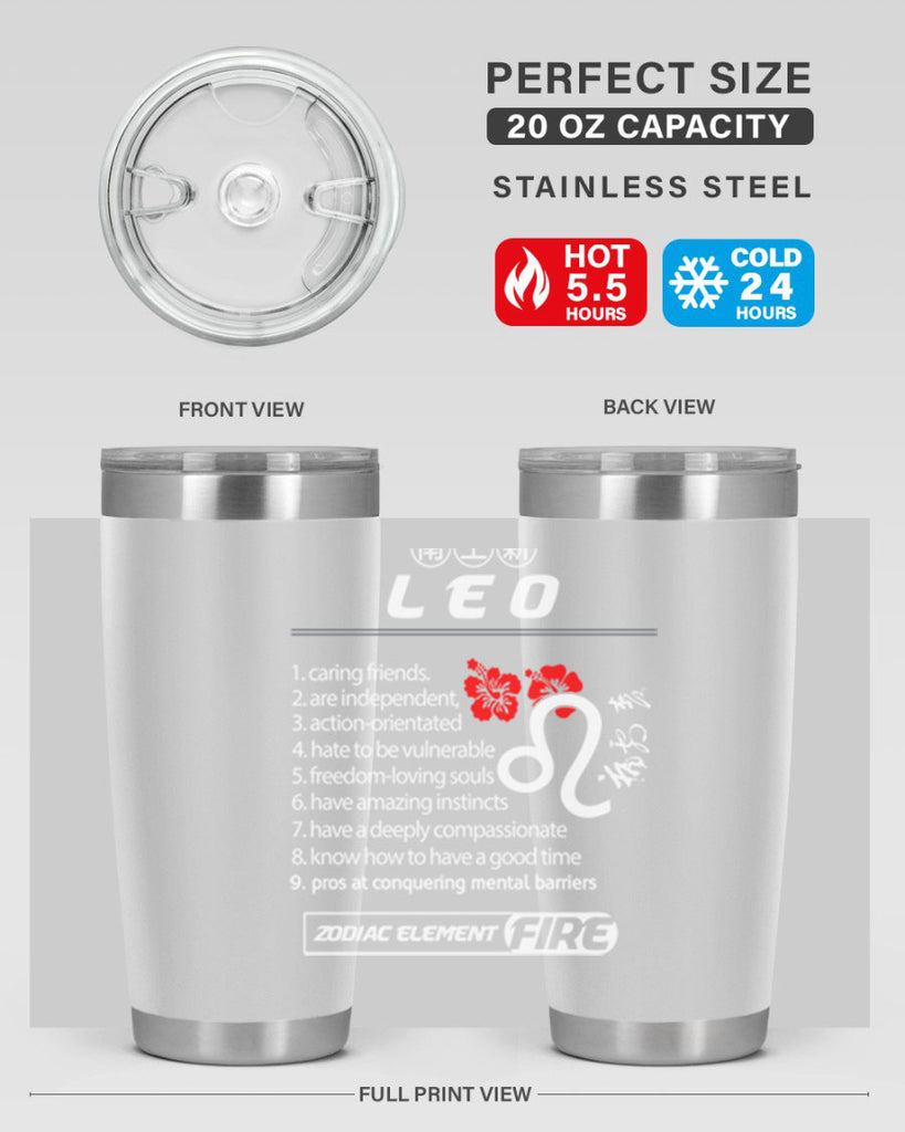 leo 307#- zodiac- Tumbler