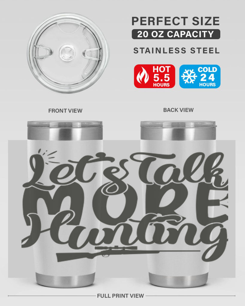 lets talk more hunting 6#- hunting- Tumbler