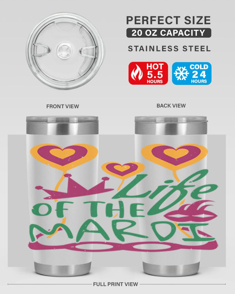 life of the mardi 49#- mardi gras- Tumbler