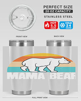 mama bear 24#- Bears- Tumbler