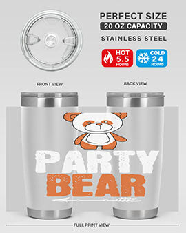party bear 25#- Bears- Tumbler