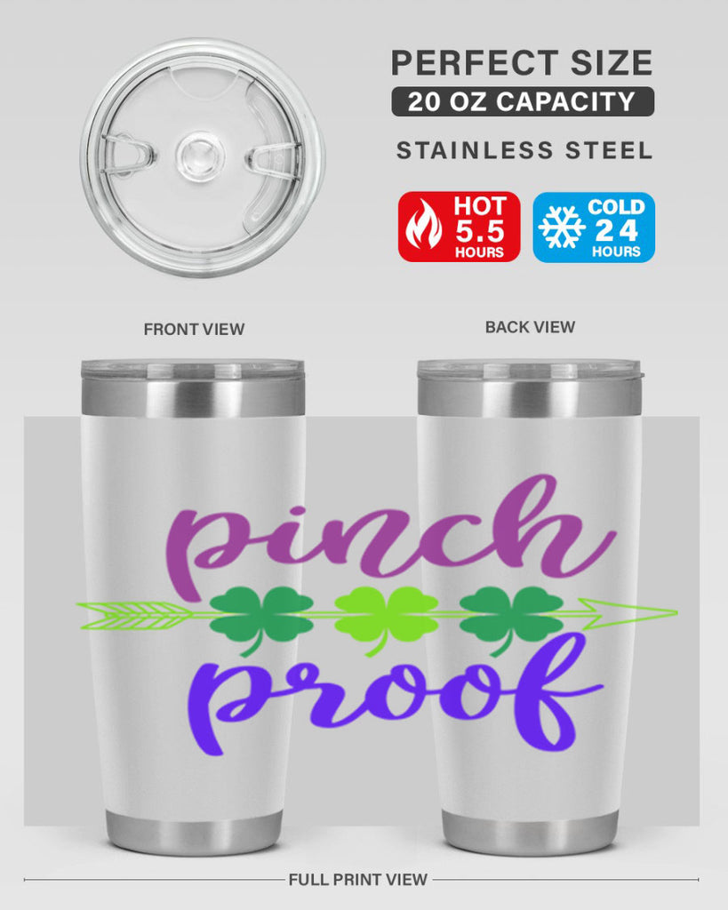 pinch proof 3#- mardi gras- Tumbler
