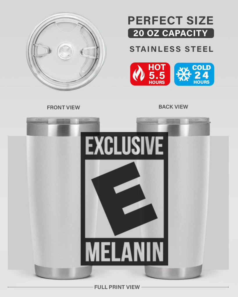 rated exclusive melanin 46#- black words phrases- Cotton Tank