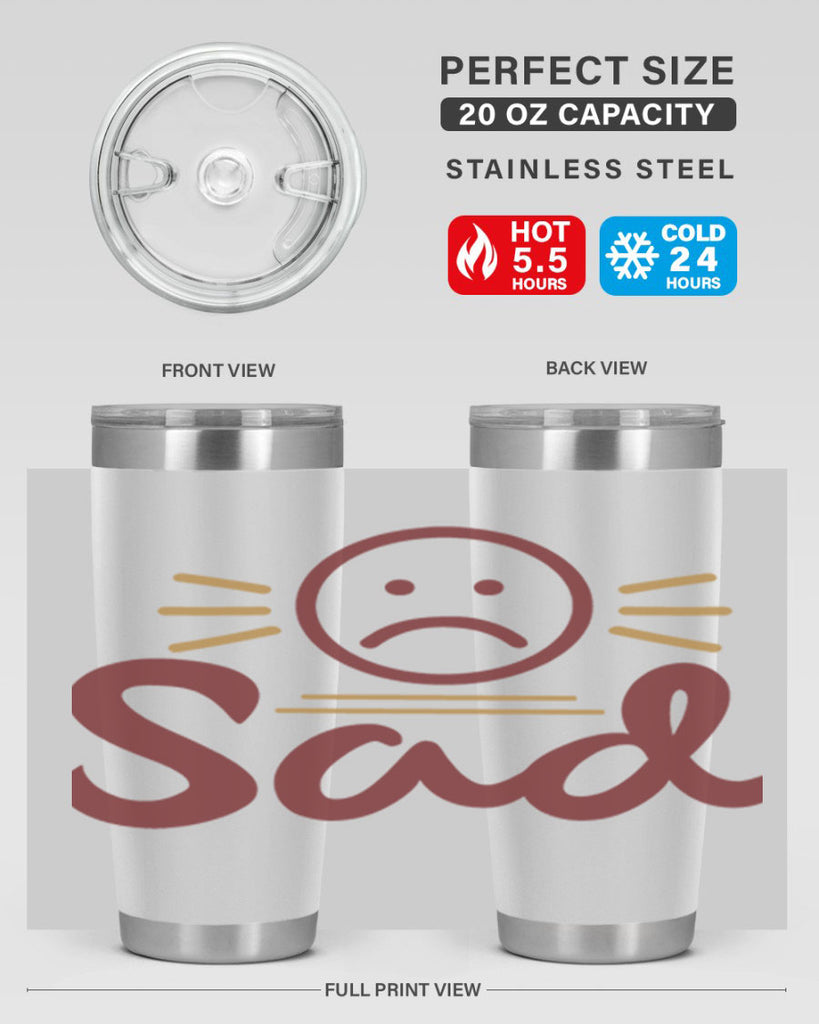 sad 5#- fathers day- Tumbler