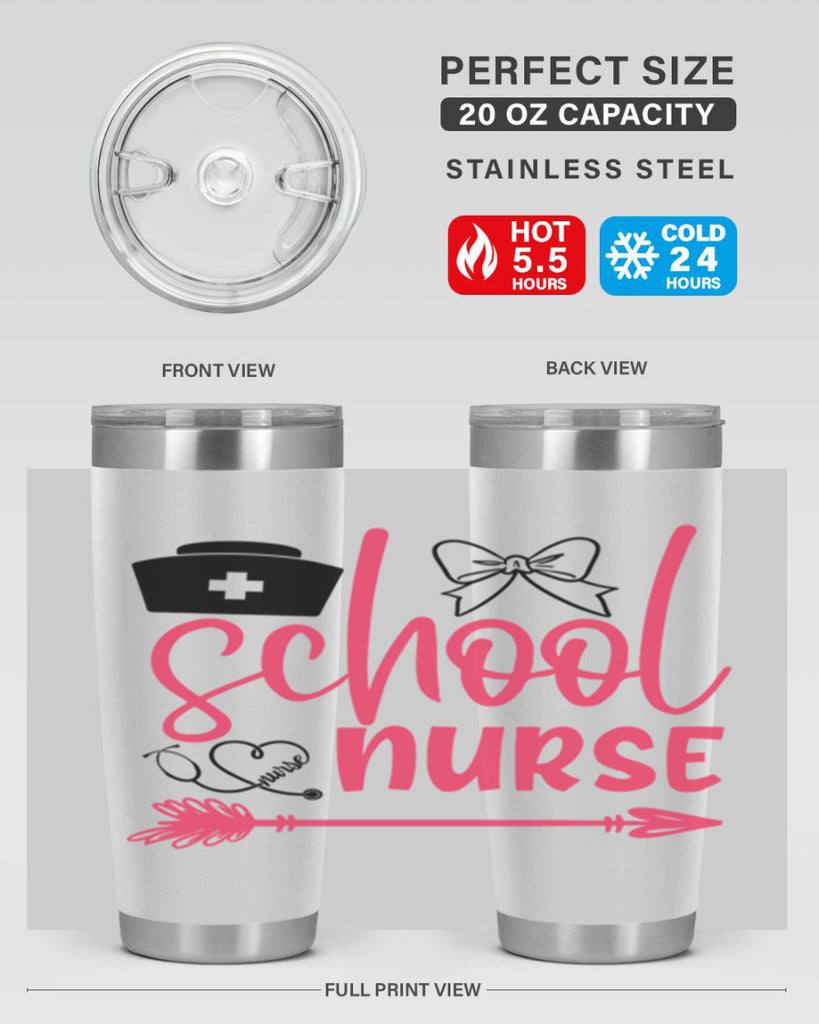 school nurse Style 354#- nurse- tumbler