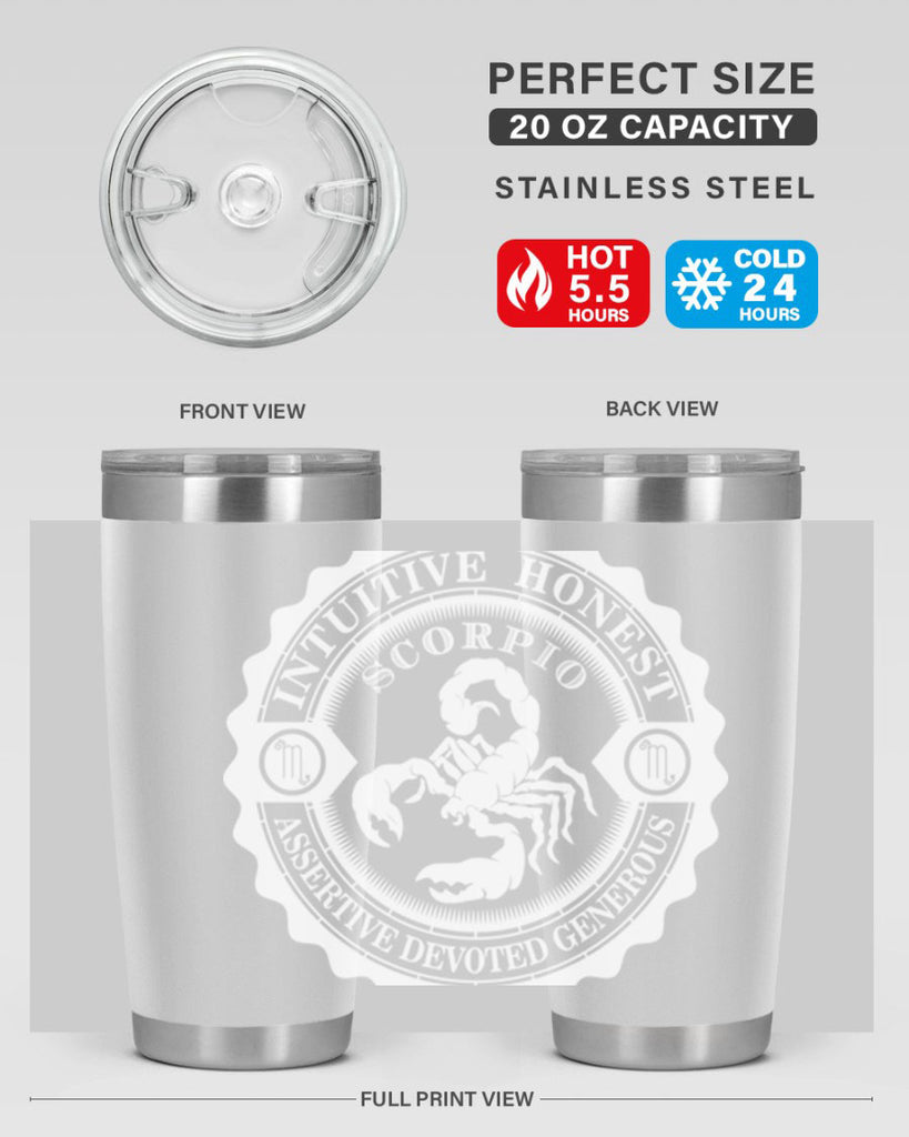 scorpio 32#- zodiac- Tumbler