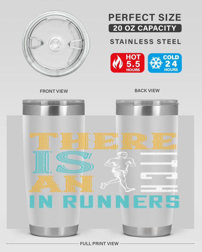 there is an itch in runners 9#- running- Tumbler