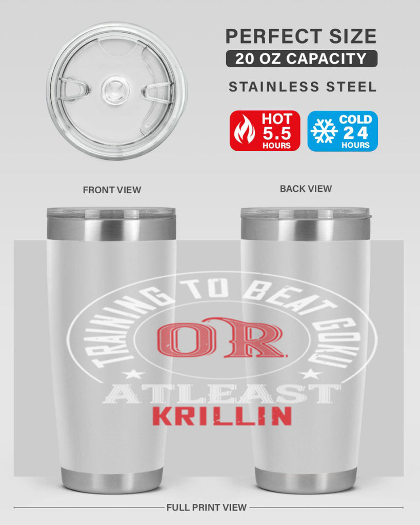 training to beat goku or atleast krillin 60#- gym- Tumbler