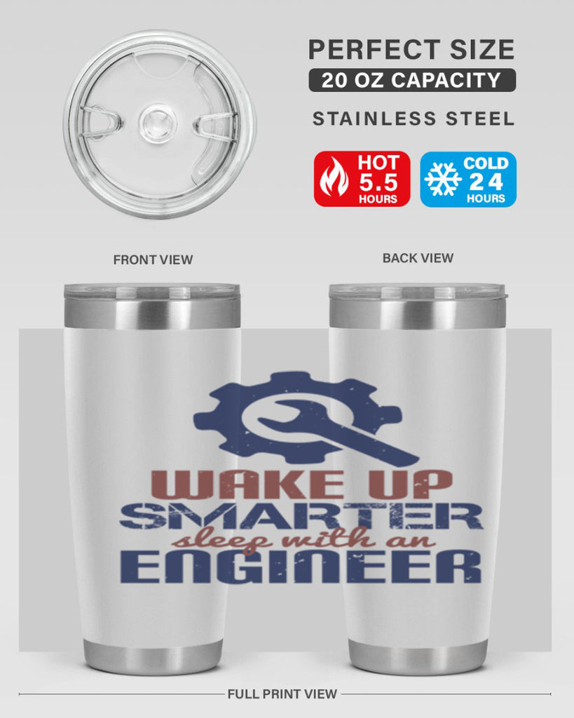 wake up smarter sleep with an engineer Style 31#- engineer- tumbler