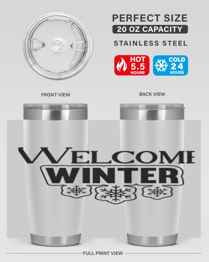 welcome winter 474#- winter- Tumbler
