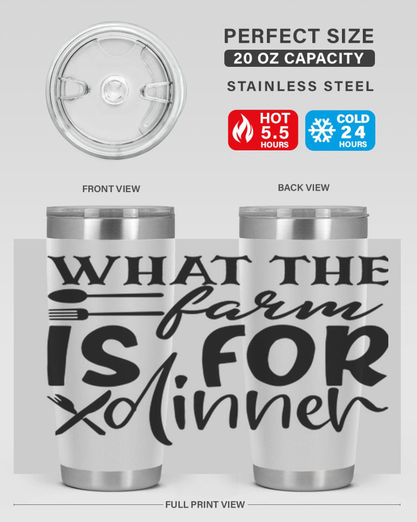 what the farm is for dinner 72#- kitchen- Tumbler