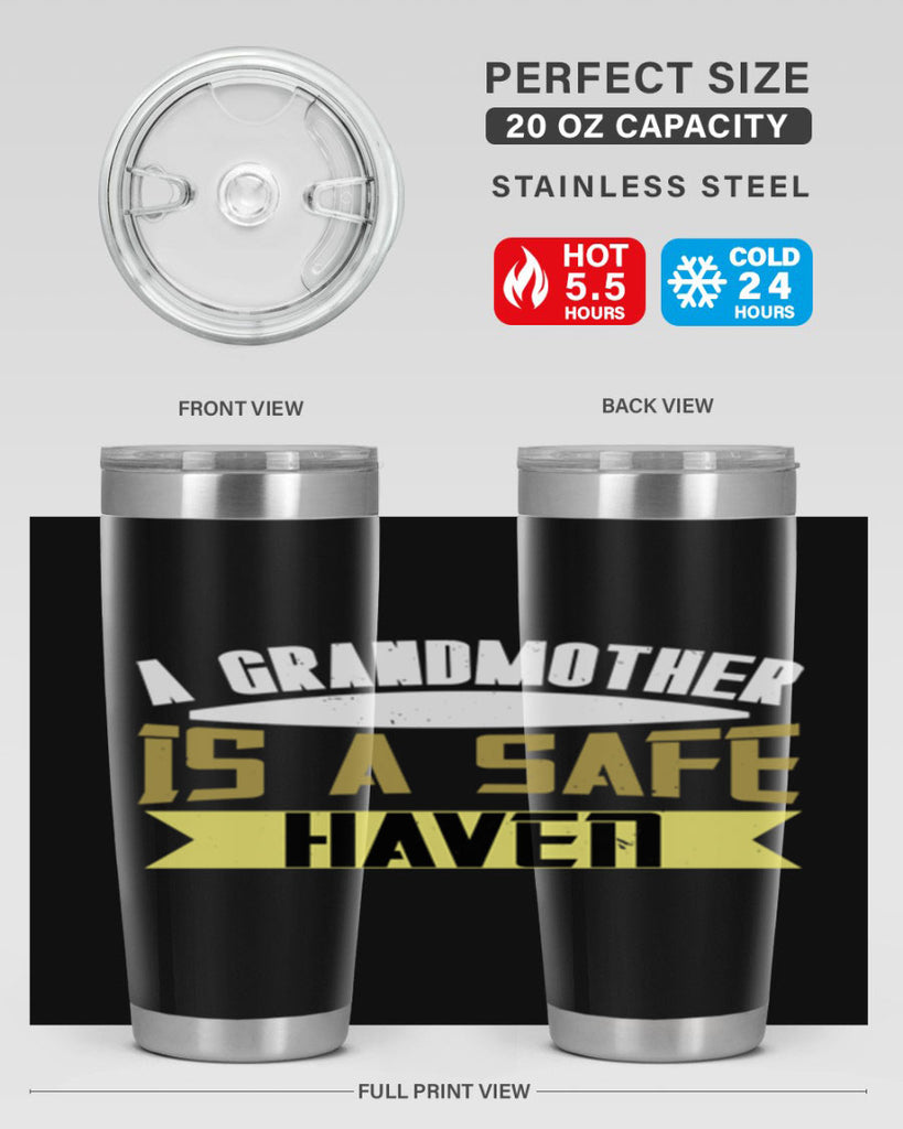 A Grandmother is a safe 41#- grandma - nana- Tumbler