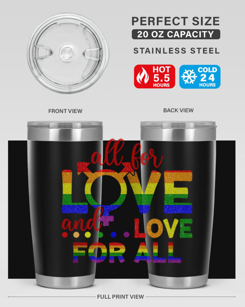 All For Love Love For All Lgbt Design 45#- lgbt- Tumbler