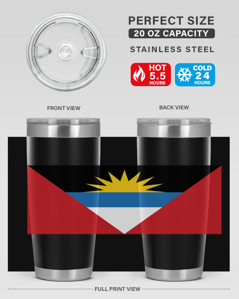 Antigua and Barbuda 192#- world flags- Tumbler