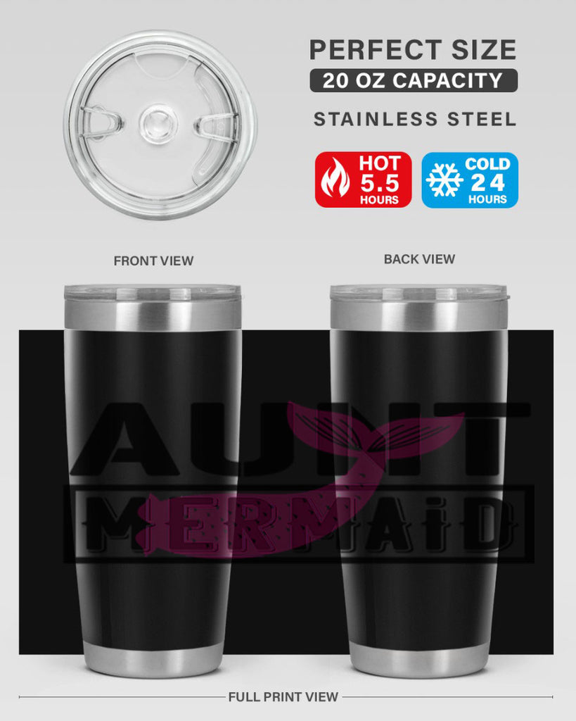 Aunt mermaid 17#- mermaid- Tumbler