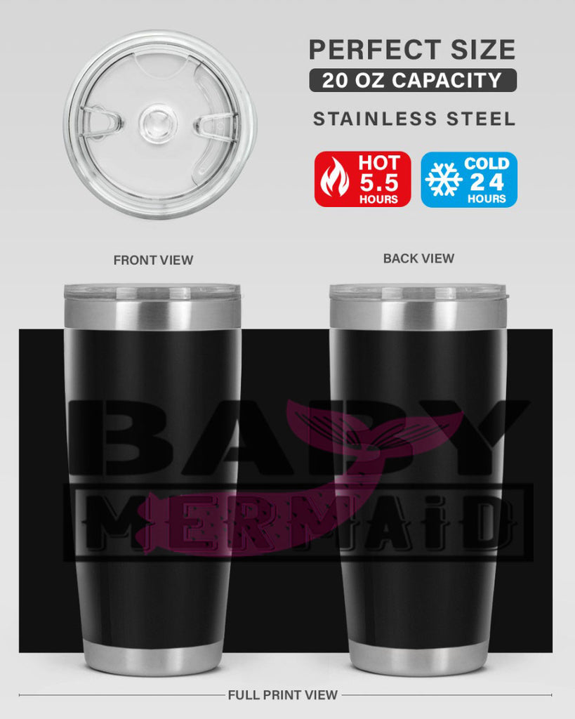 Baby mermaid 29#- mermaid- Tumbler