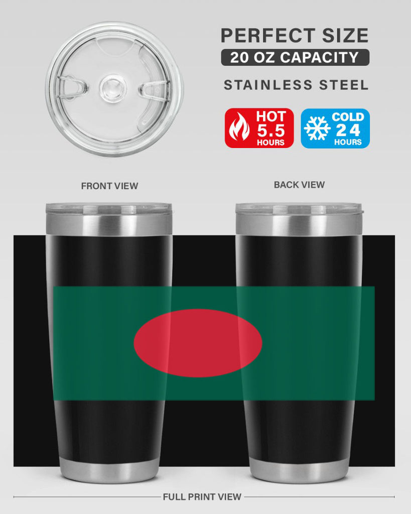 Bangladesh 184#- world flags- Tumbler