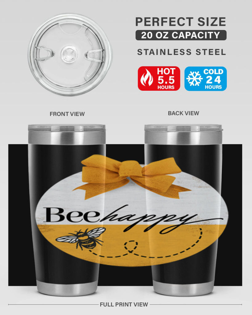 Bee Happy Mockup27#- spring- Tumbler