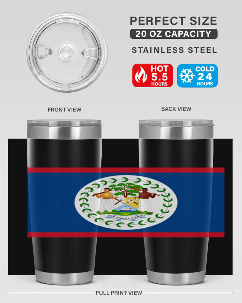 Belize 180#- world flags- Tumbler