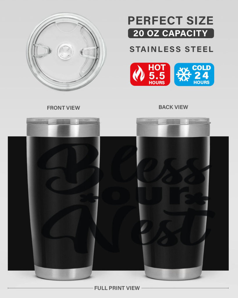 Bless our nest  design 70#- spring- Tumbler