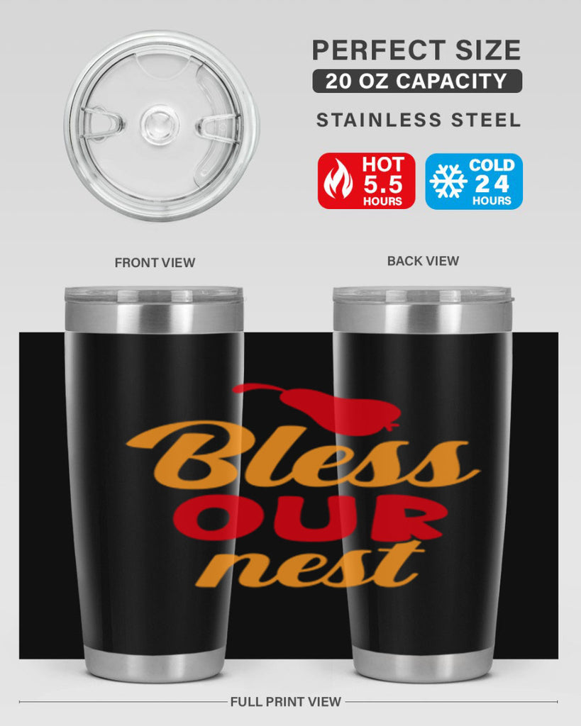 Bless our nest 53#- spring- Tumbler