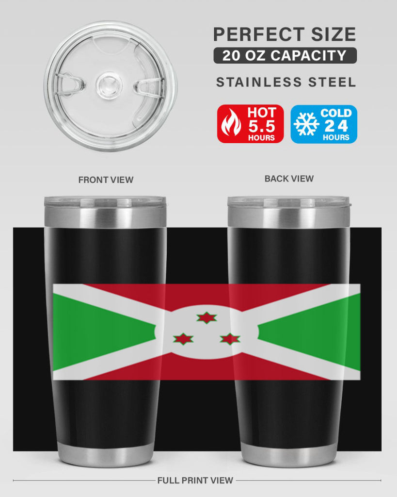 Burundi 170#- world flags- Tumbler