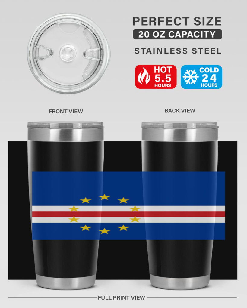 Cabo Verde 169#- world flags- Tumbler