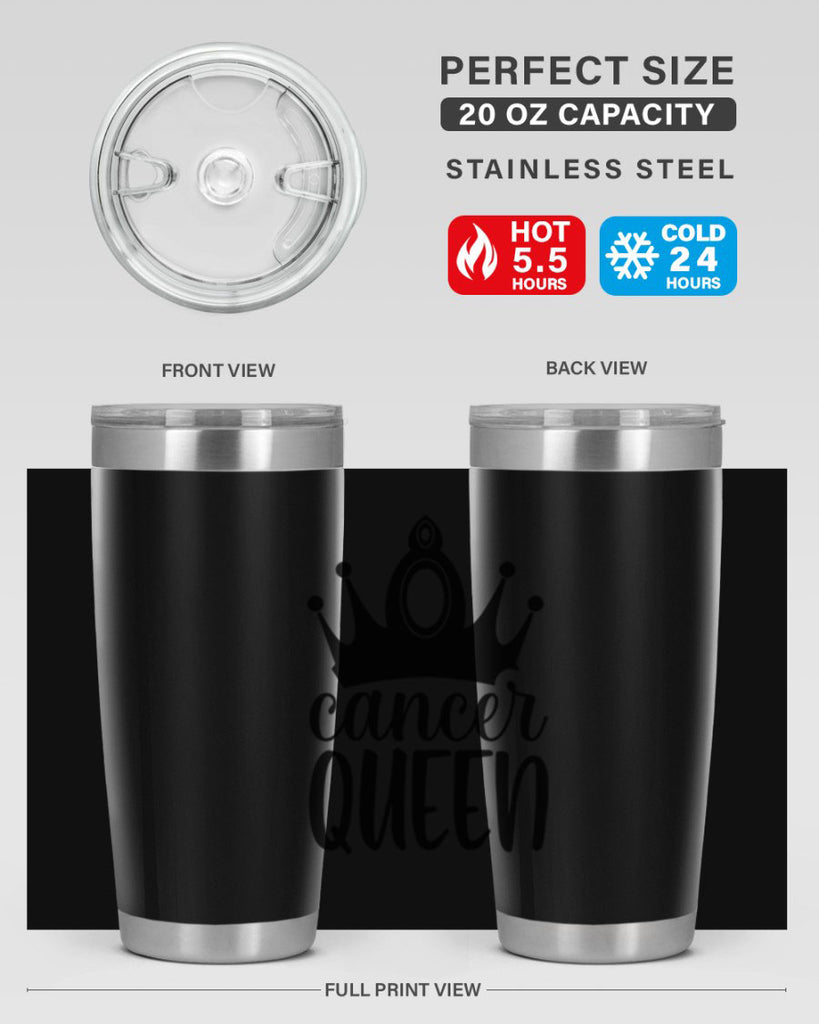 Cancer queen 160#- zodiac- Tumbler