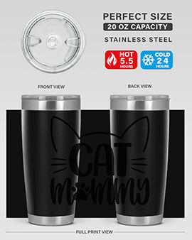 Cat Mommy Style 88#- cat- Tumbler