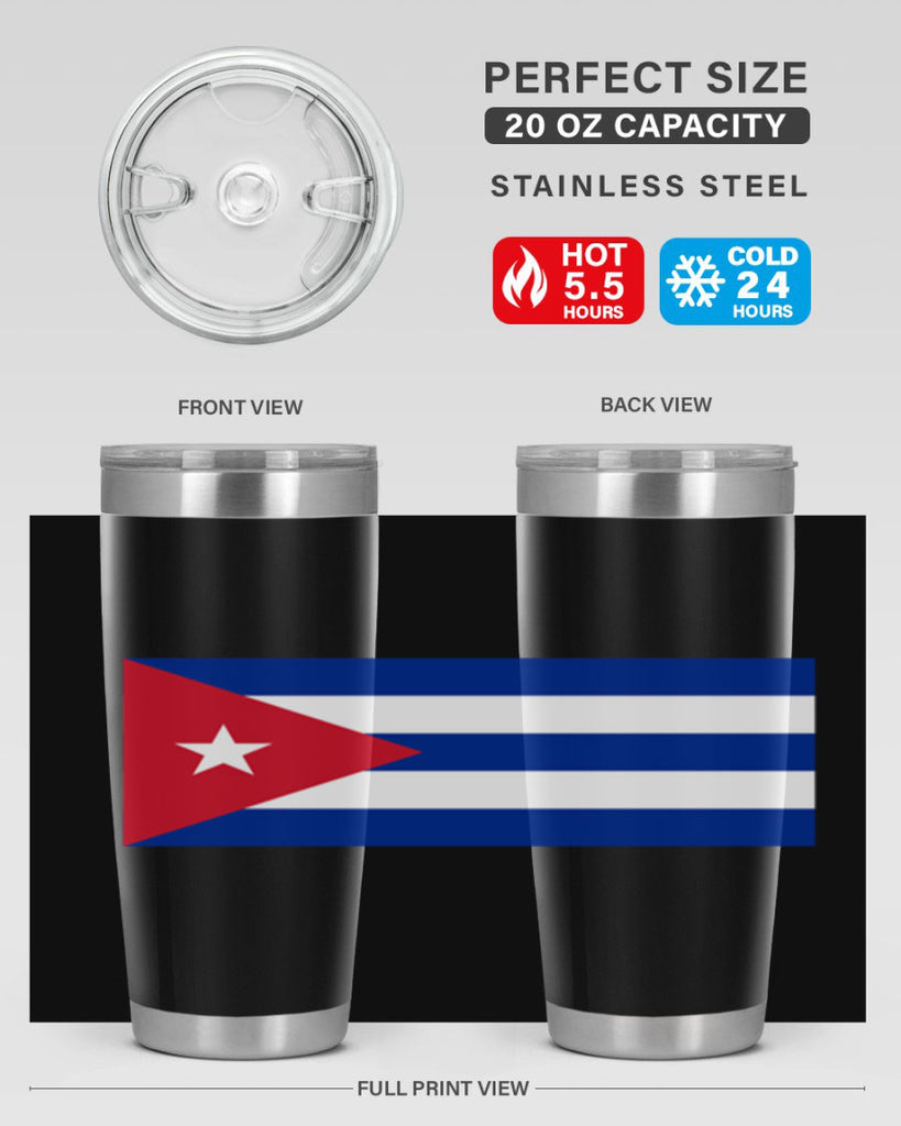 Cuba 154#- world flags- Tumbler