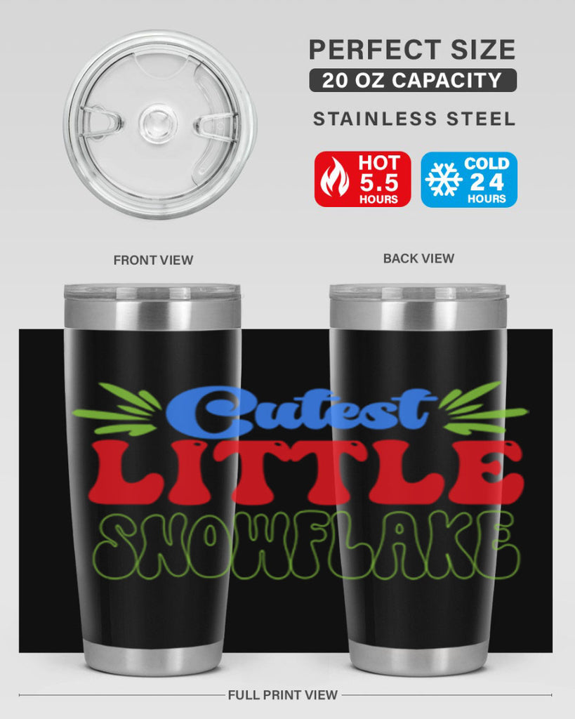 Cutest little snowflake 89#- winter- Tumbler
