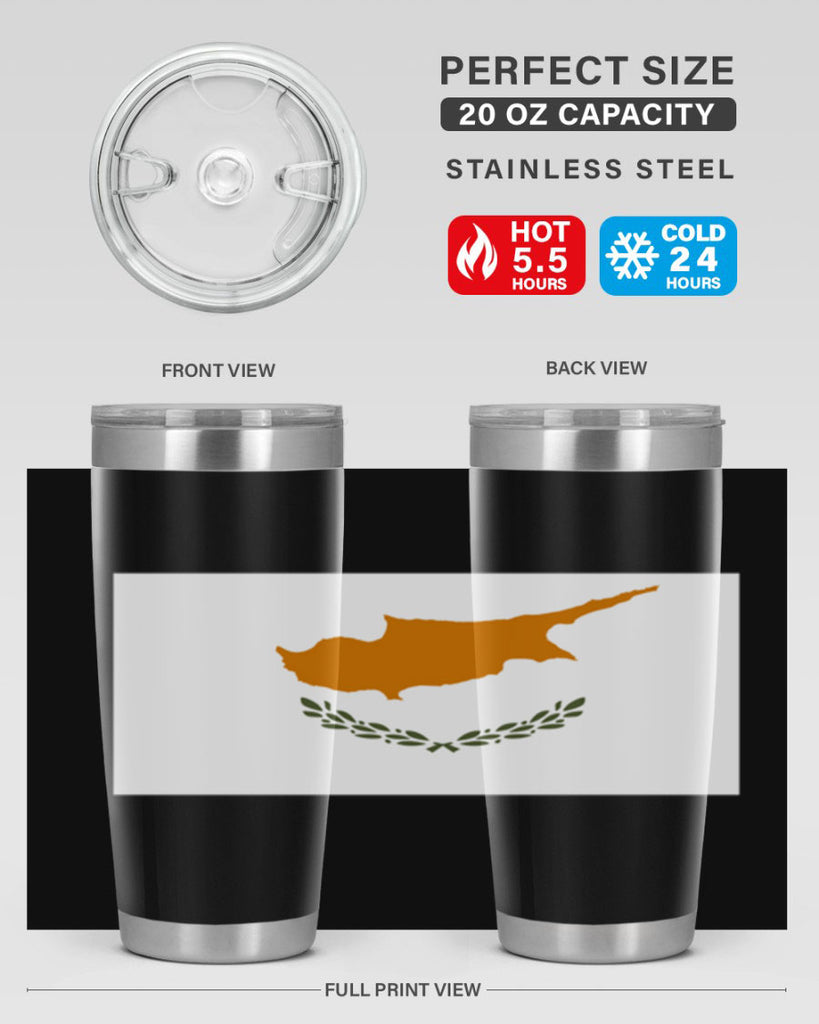 Cyprus 153#- world flags- Tumbler