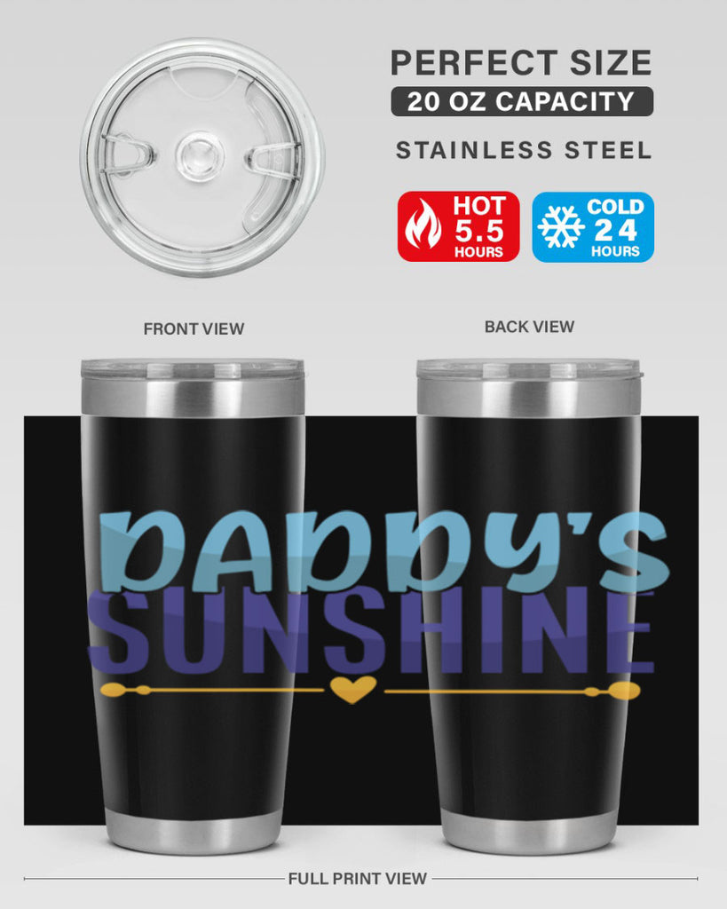 Daddys Sunshine 19#- dad- Tumbler