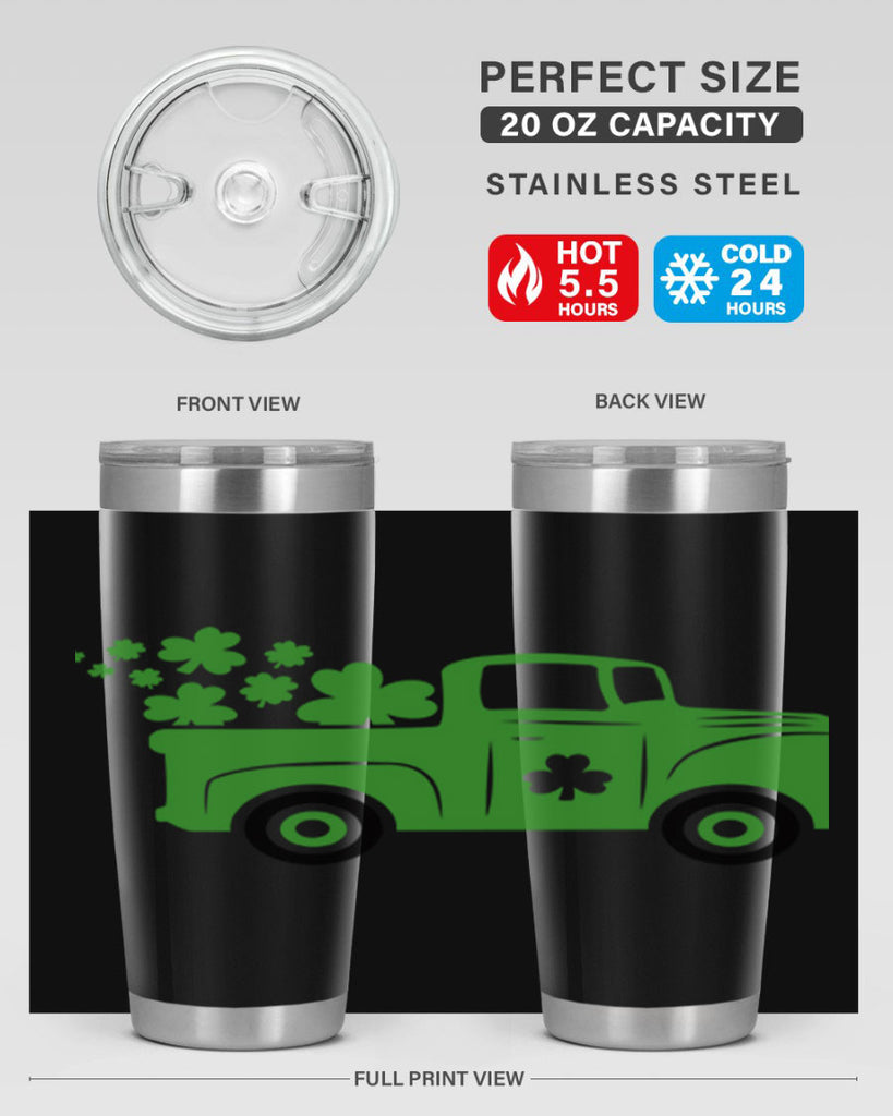 Green Truck Style 97#- St Patricks Day- Tumbler