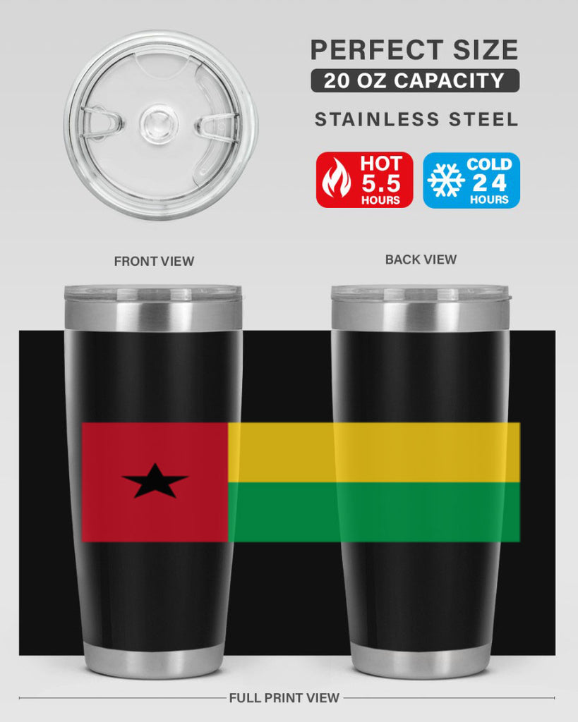 GuineaBissau 128#- world flags- Tumbler