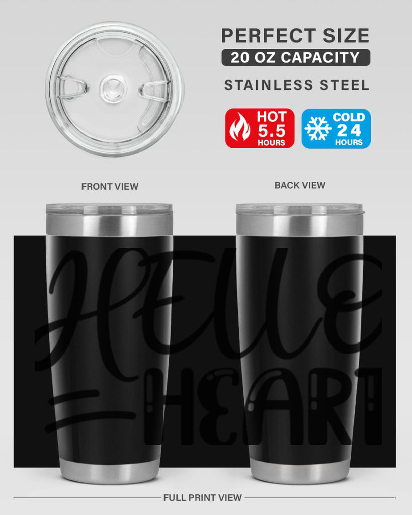 HELLO HEART  220#- spring- Tumbler