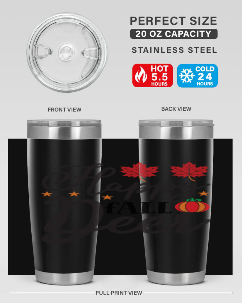 Happyfalldeer 254#- fall- Tumbler