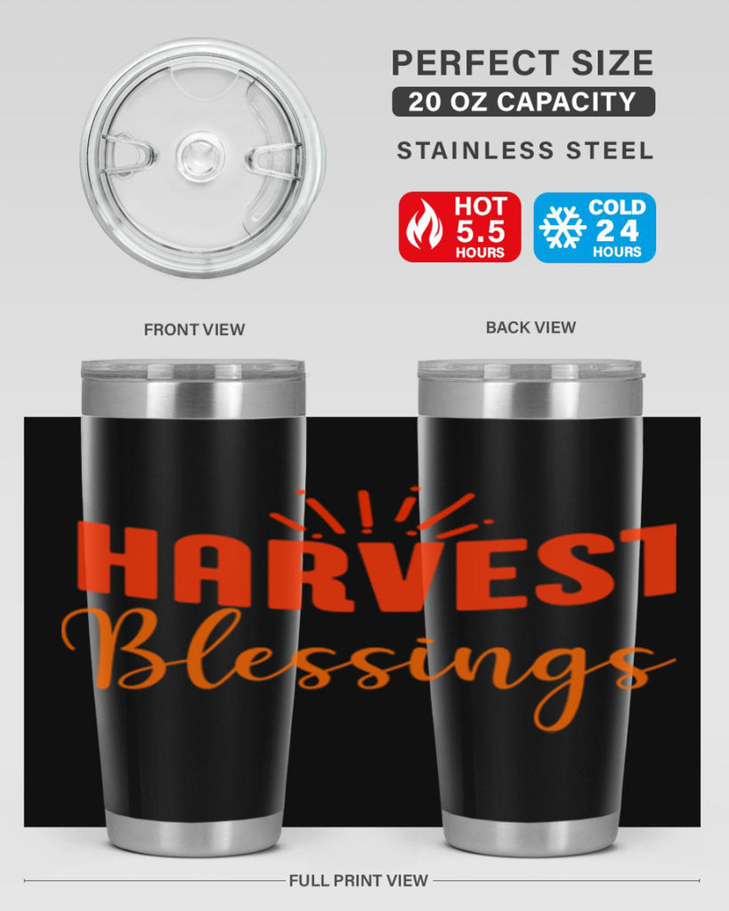 Harvest Blessings Design 264#- fall- Tumbler