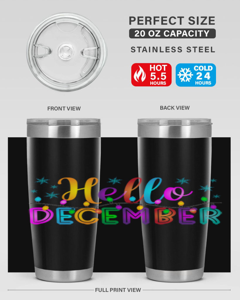 Hello December Winter 177#- winter- Tumbler
