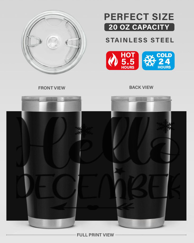 Hello December161#- winter- Tumbler