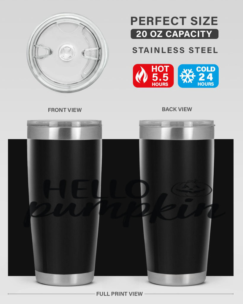 Hello Pumpkin 286#- fall- Tumbler